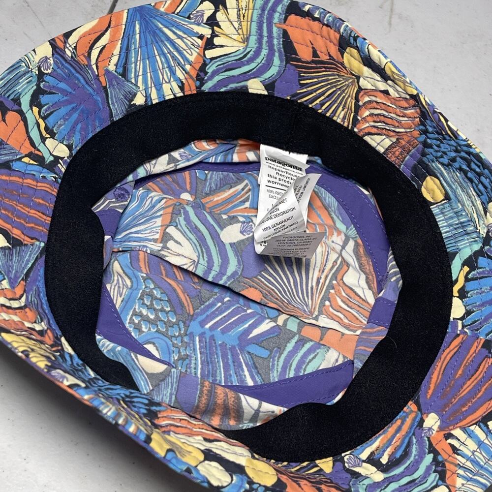 Patagonia Bucket Hat Sun Cap Unisex Men’s Sz Small 50th Anniversary 100% Nylon - Picture 8 of 9